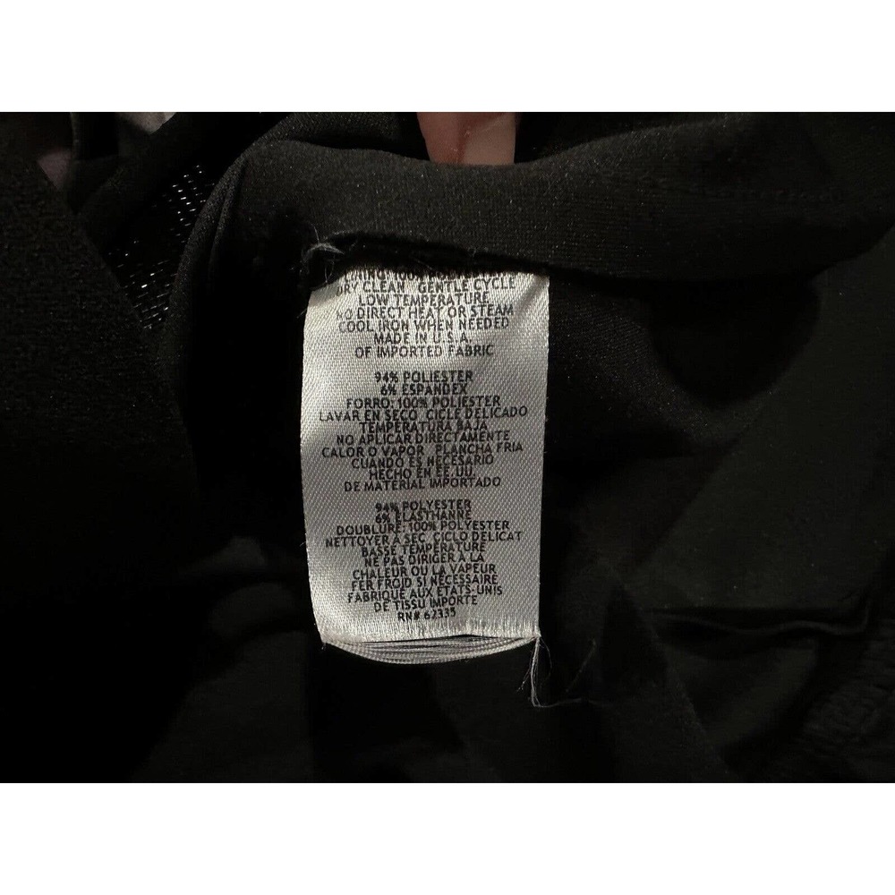 Betsy & Adam Hi Low Black Ruffle Gown 2 NWOT - Picture 8 of 8